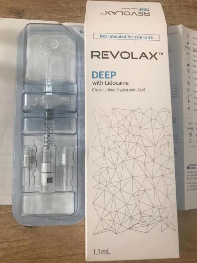 Best Quality Revolax 1ml Linked Cross Hyluronic Acid Dermal Fillers OEM Eye Chin Cheeks Face Care Anti Wrinkle Injectable