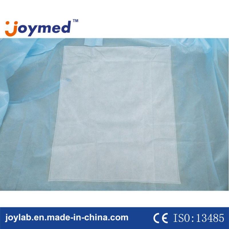 Seamless Sewing Advanced Safety Sterile Medical Disposable Isolation Gown with Double Protection on Chest Arms