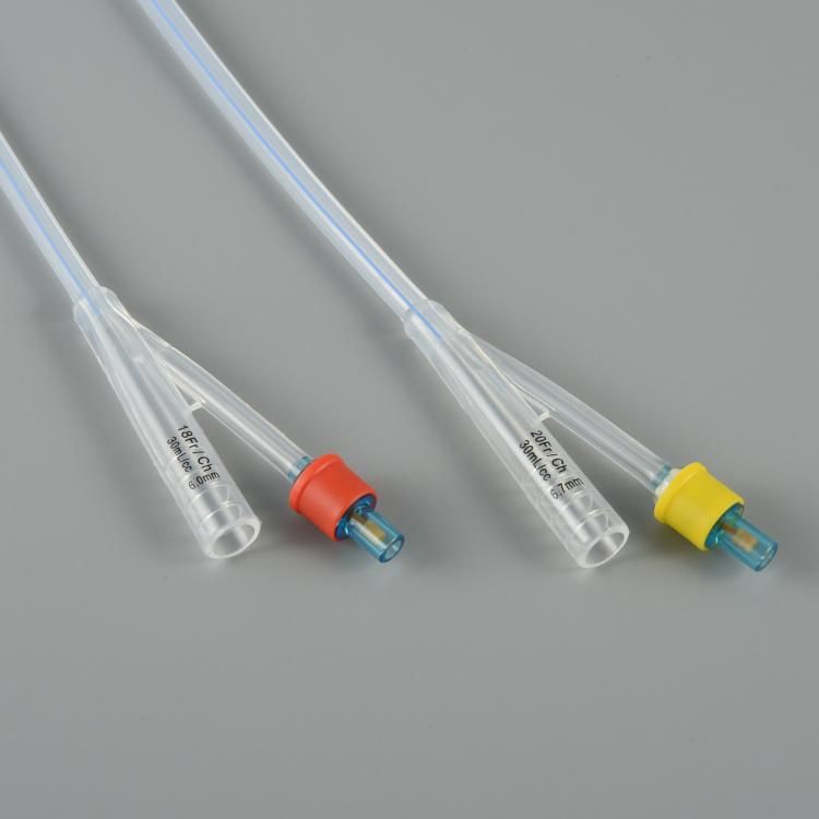 Two Way Disposable Foley Silicone Catheter