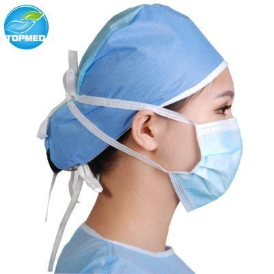 Surgical Medical Face Mask Disposable with Tie-on Factory Supply