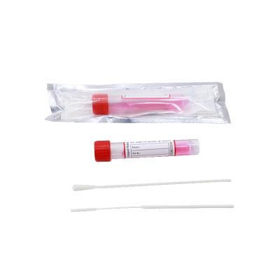 High Quality Non-Inactivated Medium Viral Transport Media Vtm with Flocked Nasal Swab to America