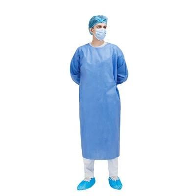 Disposable Nonwoven Anti Blood SMS SMMS Surgical Gown