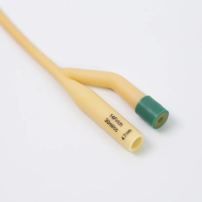 Wholesale Latex Foley Catheter Medical Double Lumen Nelaton Catheter