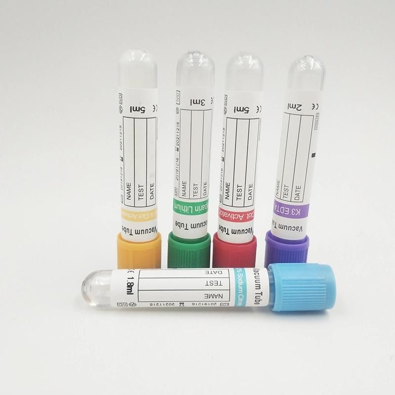 Geen Cap Clot Activator Sodium Citrate Coagulation Disposable Vacuum Blood Collection Tube