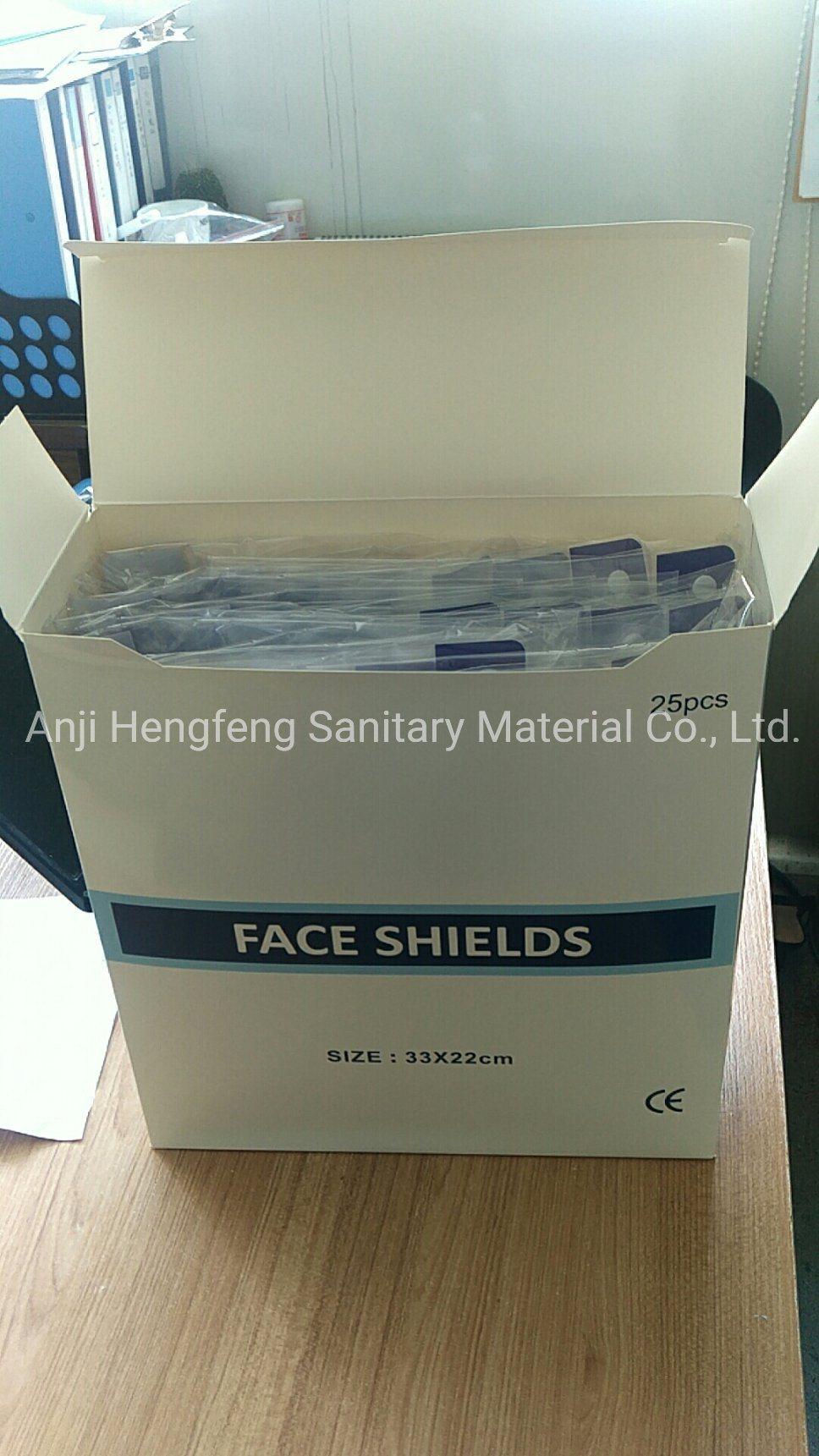 Protection Full Cover Eco Recyclable Plastic Anti Fog Pet HD Clear Face Shield Factory