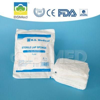 100% Cotton Absorbent X-ray Medical Gauze Lap Sponge Manufacturer