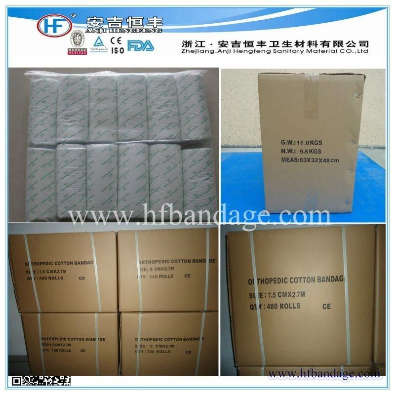 Prevent The Risk of Burn or Other Skin Damage Manufacturer Hot Sale Cast Padding Auxiliary Plaster Bandage