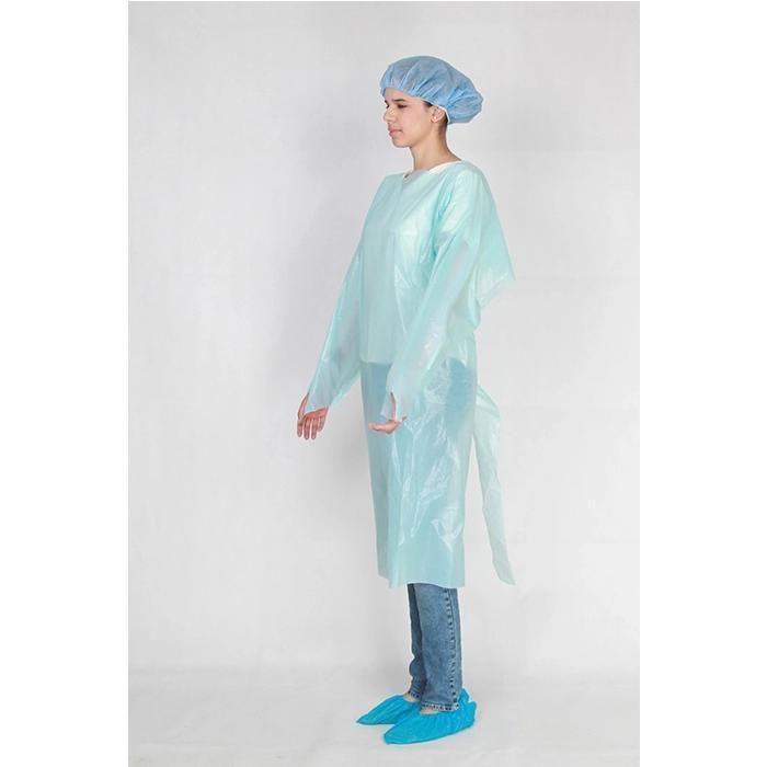 High Quality Disposable PP/SMS/PP+PE/CPE Isolation Gown Level 1/2/3/4 Gown