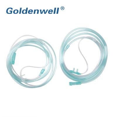 Hot Sale Colored Soft Nasal Oxygen Cannula Tube for Patient