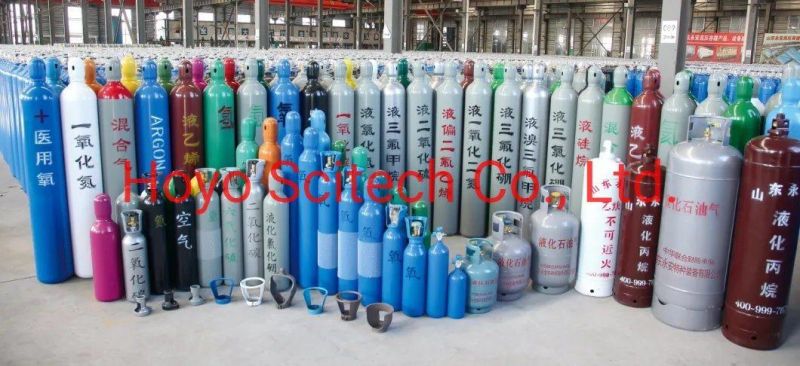 Hot Sales 4L 6.3L 10L 40L Seamless Al Steel Industrial Medical Argon/CO2/Gas/Air/Oxygen Cylinder