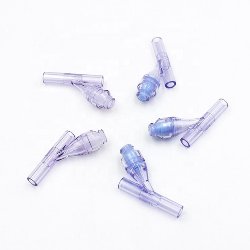 Positive Pressure Needle Free Joint Valve, Y Shape Infusion Needleless Joint Connector