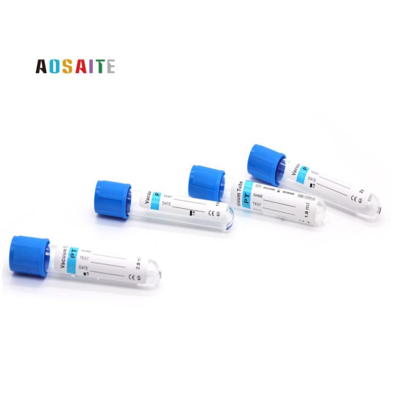 Blue Top PT Tube Blood Collection Tube