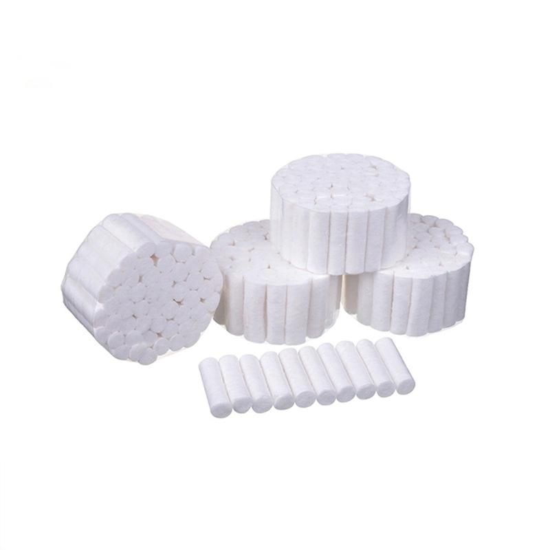 2020 Hot Sale Dental Medical Cotton Roll for Dentist 8X38mm 50PCS/Bundle 20bundles/Bag Disposable Dental Roll