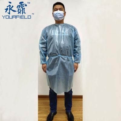 Wholesale Non-Woven Disposable Isolation Gown Split Suit Protection Clothing