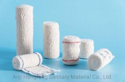 Consumable Surgical Medical Manufacturer Crepe Bandage for Available in Metal Clips or Elastic Band ISO13485/CE/FDA