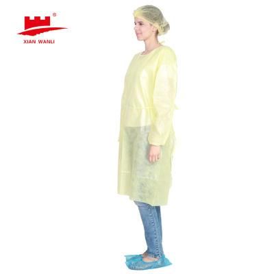 Professional Disposable PE PP CPE Protective Waterproof Surgical Isolation Gowns