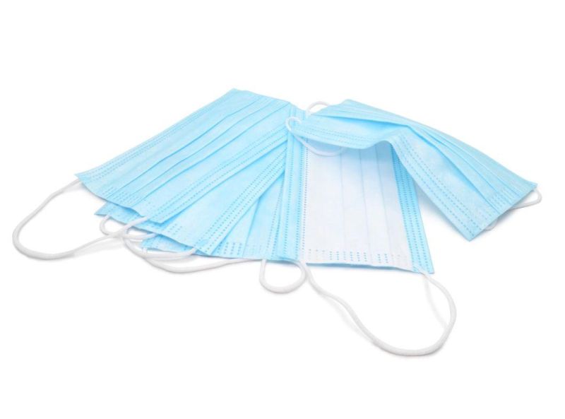 Disposable Non-Woven 3ply Face Mask, Disposable Respirator, Protection Mask