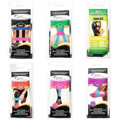 Waterproof Therapeutic Synthetic Kinesio Tape Elastic Cotton Precut Kinesiology Strip