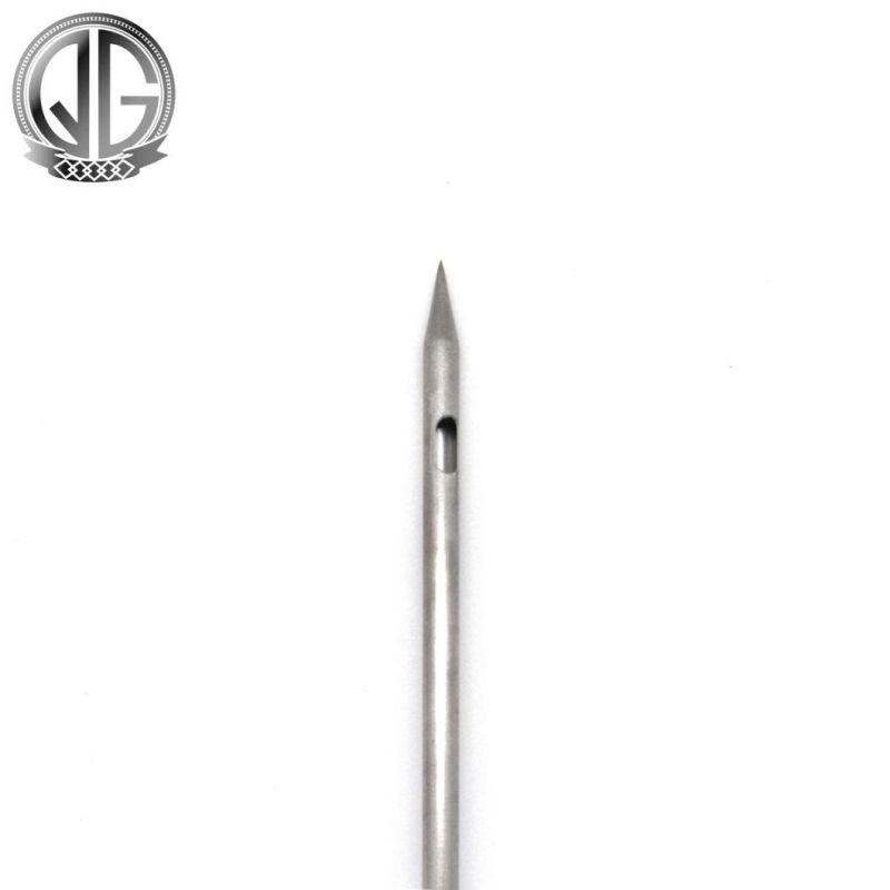 Customized Stainless Steel Needle with Rubber Base for Equipment Use