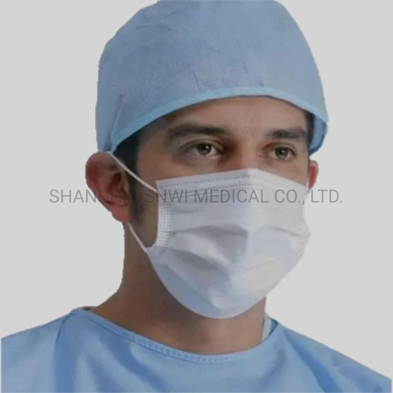 Disposable Surgical Doctor Caps Cap with Tie Back