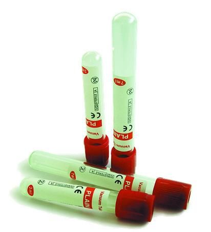 Disposable Vacuum Blood Collection Plain Tube