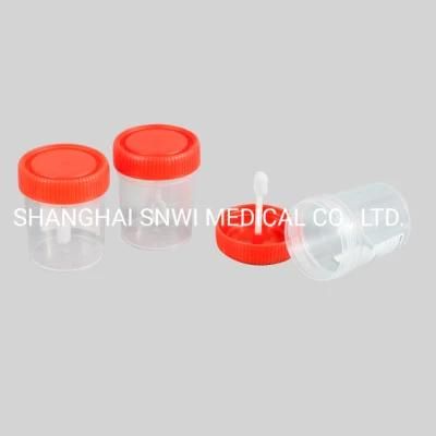 30ml 60ml 90ml Disposable Sterile Plastic Specimen Sample Test Stool Collection Cup Container for Hospital or Lab