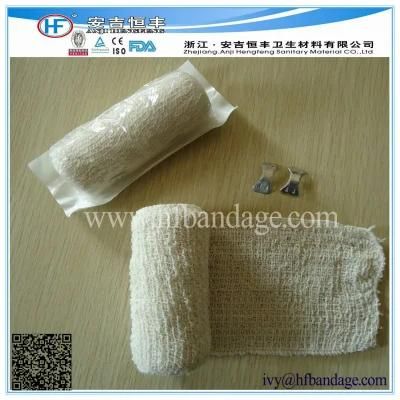 Healthcare Medical Products Hf a-3 Bleached Color Crepe Elastic Bandage with ISO/CE/FDA