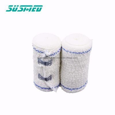 Medical 80% Cotton 20% Spandex Fabric Elastic Crepe Bandage