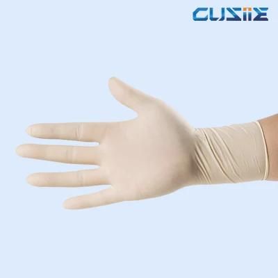 Powder-Free Latex Rubber Examine Examination Safety Protective Disposable Gloves