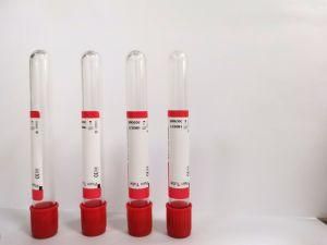 High Quality 6ml Vacuum Red Cap Plain Tube with Clot Activator