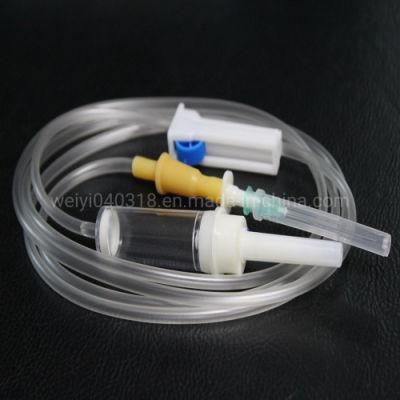 Disposable Medical Supplies Ordinary Infusion Set with Needle with CE &ISO Approval