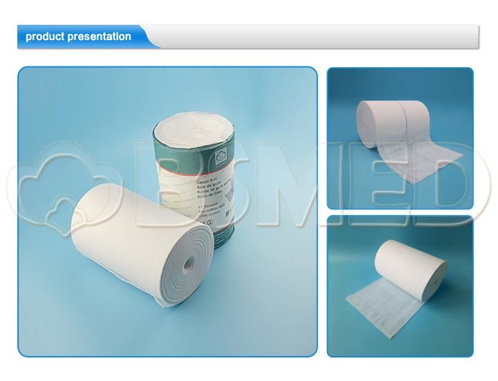 100% Cotton Disposable Gauze Roll for Multiple Purpose