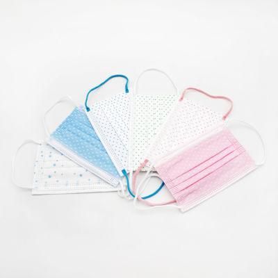 Cartoon Cute Mask Baby Child Breathable Non-Woven Dust Earloop 3 Ply Disposable Face Mask for Kids