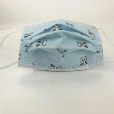 3ply Panda Printing Nonwoven Kids Medical Face Mask