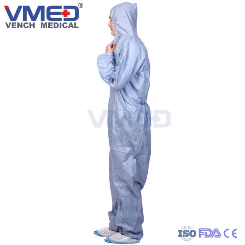 Disposable Safety Protective Clothing Coveralls Non-Woven Protective Clothing