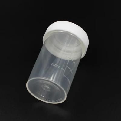 Sterile Disposable Plastic 150ml Urine Test Sample Specimen Collection Container with Screw Cap