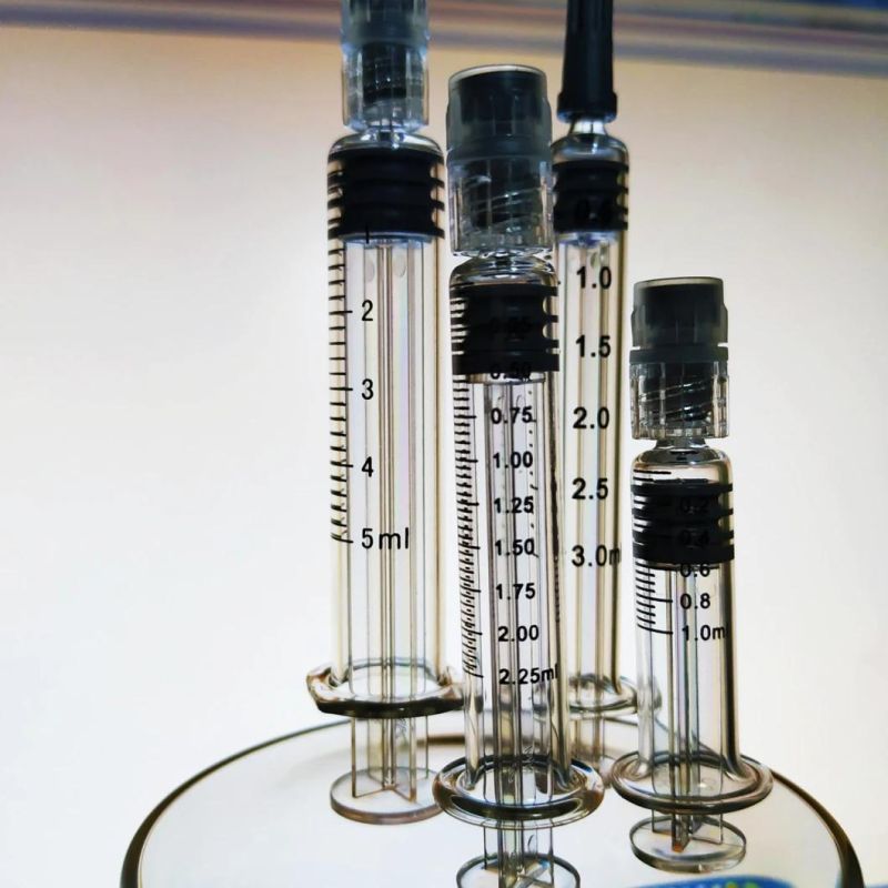Glass Syringe for Dermal Filler with Sefl-Destructing Lock