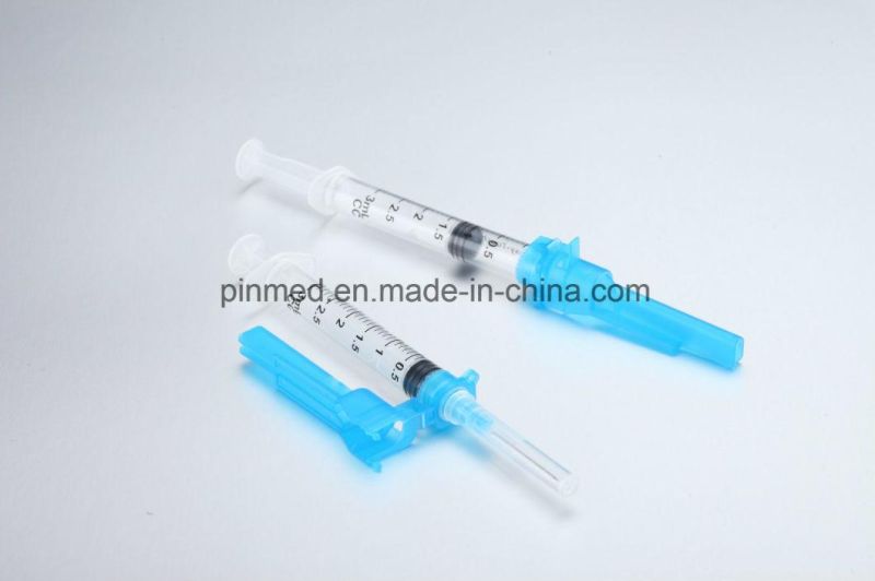 Disposable Safety Clip Syringe, PVC