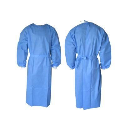 Disposable 35g SMMS Surgical Gown for Hospital