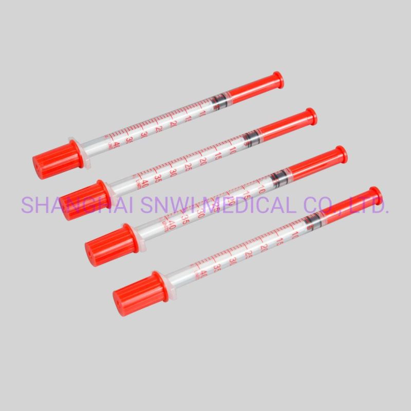 Disposable Medical Syringe Luer Slip or Luer Lock