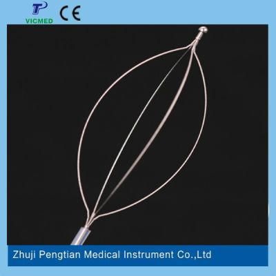 Disposable Stone Extraction Basket Oval Shape Under Endoscope