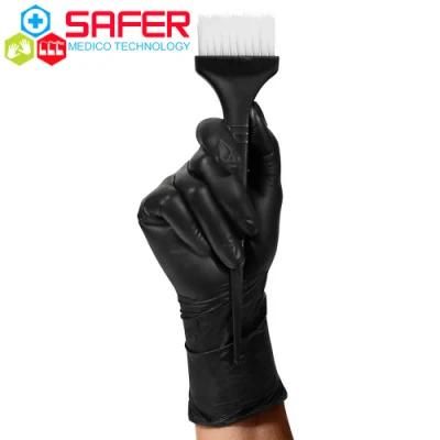 Cheap Hand Protector Black Examination Vinyl Work Gloves