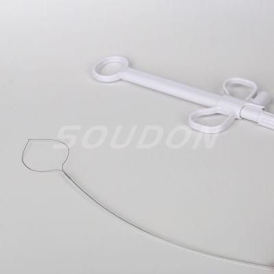 Endoscopic Disposable Polypectomy Snares Oval Shape with Rotatable Handle