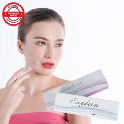 Clear Colorless Nonpyrogenic and Viscoelastic Singderm Hyaluronic Acid Dermal Filler