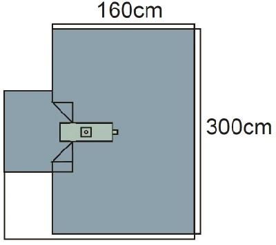 Medical Supplies Hand/Foot Surgical Drapes with Fenestration