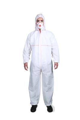 Protective PP/SMS/Microporous Safety Coverall with Hood