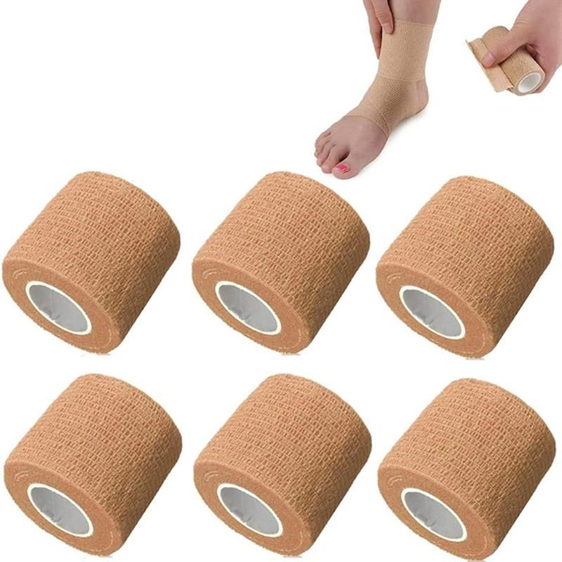 Bluenjoy Medical Veterinary Latex Cohesive Bandage Flexible Wrap Adhesive Bandage