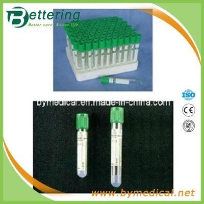 Green Cap Sodium Heparin Vacuum Blood Tubes