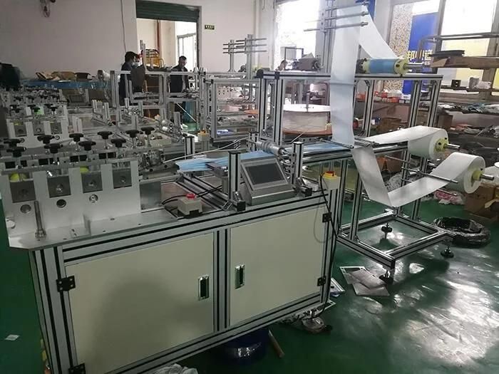 Newest One with Two Automatic Disposable 3-Layer Face Mask Machine