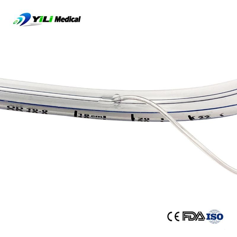 Oral or Nasal Preformed PVC Endotracheal Intubation Cuffed Ett Tube Endotracheal Tube for Artificial Airway